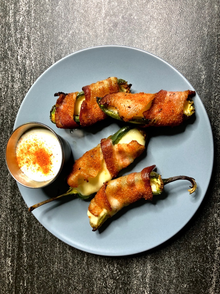 Grilled Bacon-Wrapped Jalapeño Poppers